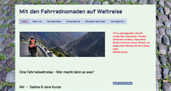 Desktop Screenshot of fahrradnomaden.com